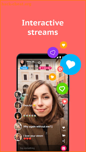 Video Chat - Live Stream Broadcast, Random Calls screenshot