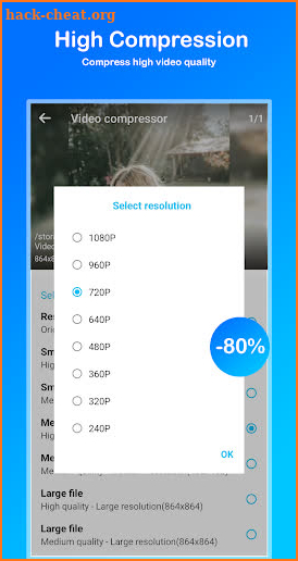 Video compressor - Reduce size screenshot