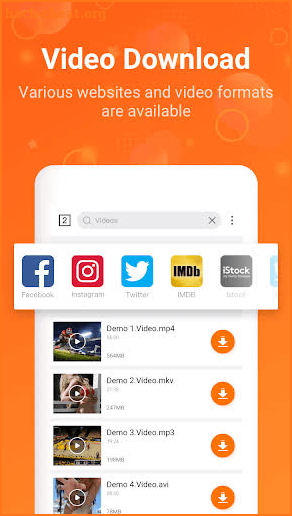 Video Download Expert - private browser & player screenshot