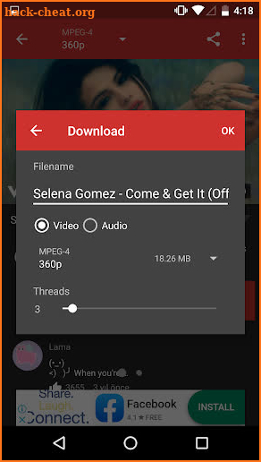 Video downloader & Mp3 Music Download screenshot