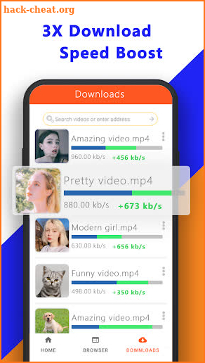 Video downloader app screenshot