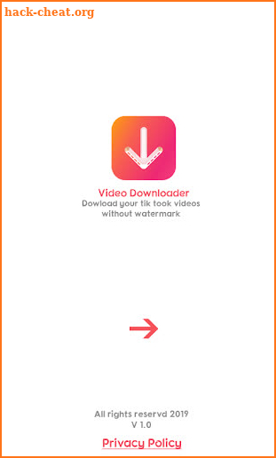 Video Downloader For All TikTok - NO Watermark screenshot