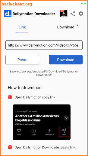 Video Downloader for Dailymotion screenshot