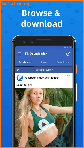Video downloader for Facebook-Fastget screenshot