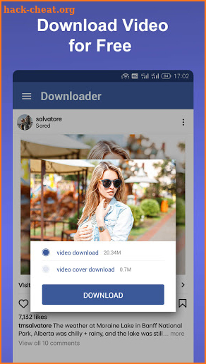 Video Downloader for Facebook, Save & Repost screenshot