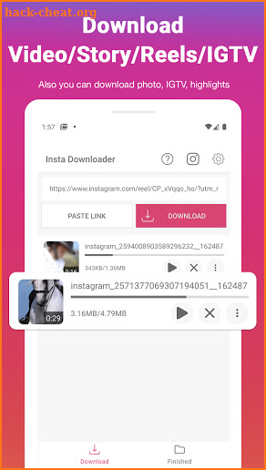 Video Downloader For Insta - IG Stories, Reels screenshot