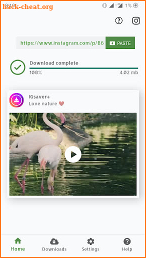 Video downloader for Instagram : IG saver+ screenshot