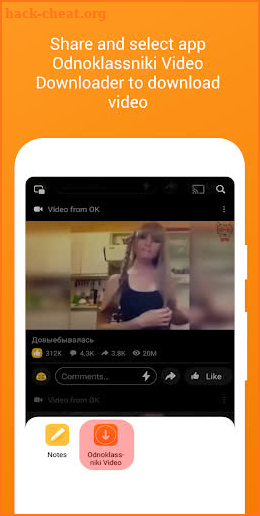 Video downloader for Odnoklassniki screenshot