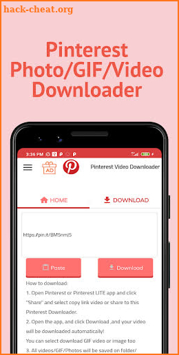 Video Downloader for Pinterest - GIF Downloader screenshot