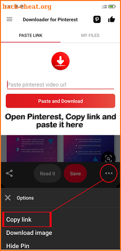 Video Downloader for Pinterest - Save GIF & Images screenshot