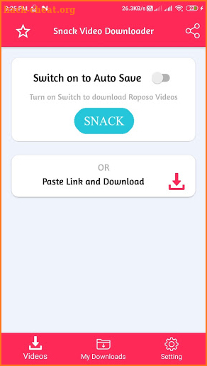 Video Downloader For Snack Video Without Watermark screenshot