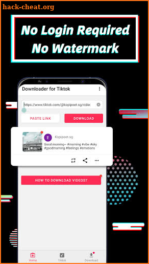 Video Downloader for TikTok 2021 - No Watermark screenshot