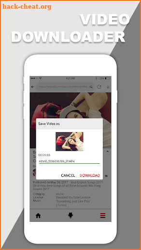 Video downloader-Free All video download screenshot