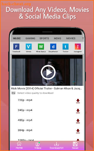 Video Downloader - Free Video Downloader app screenshot