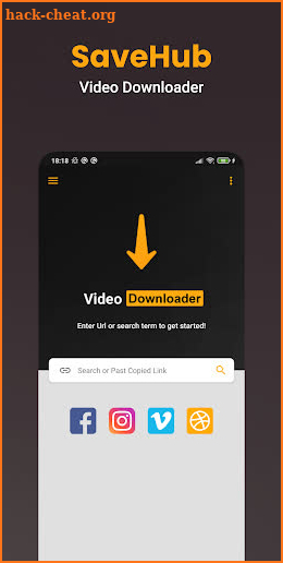 Video Downloader Hub Browser screenshot
