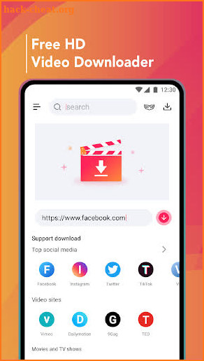 Video Downloader – Online HD Video Download App screenshot