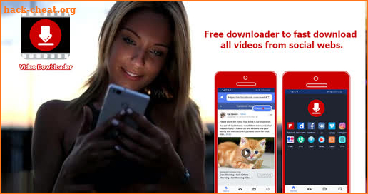Video downloader videoder - download social videos screenshot