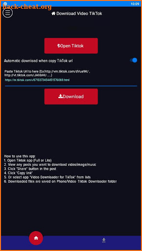Video Downloader Without Watermark - TikMate screenshot