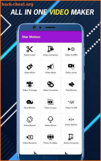 Video Editor - Star Motion Video Maker With Music screenshot