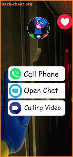 Video Fake call and chat Puppy Playtime screenshot