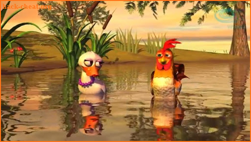 Video for children The rooster and the leg screenshot
