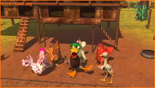 Video for children The rooster and the leg screenshot