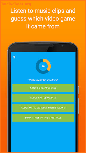 Video Game Music Quiz screenshot