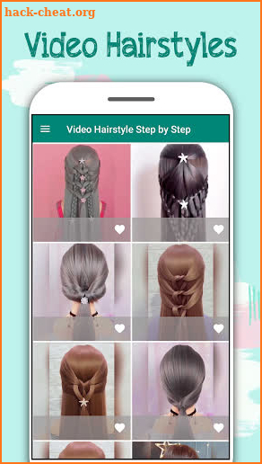 Video Hairstyle Step by Step screenshot