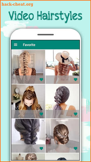 Video Hairstyle Step by Step screenshot