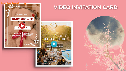 Video Invites - Digital Invitation Card Maker screenshot