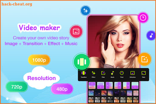 Video maker with photo & music screenshot