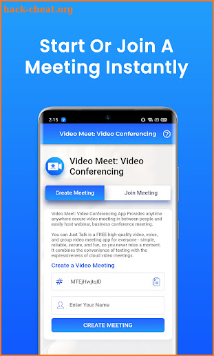 Video Meet: Video Conferencing screenshot