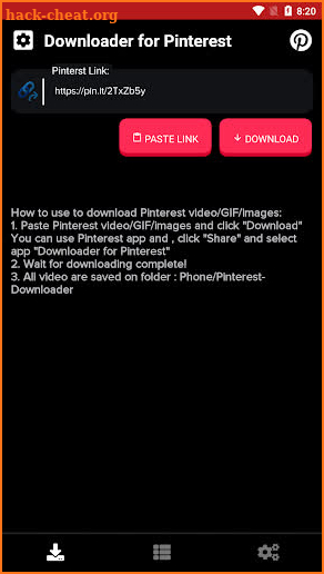 Video | Photo | Gif Downloader for Pinterest screenshot