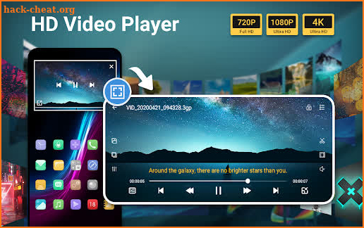 Video Player All Format - HD Player & Hide Videos screenshot
