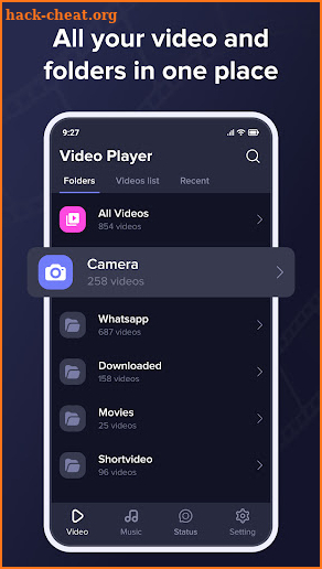 Video Player: Music Player Mp3 screenshot