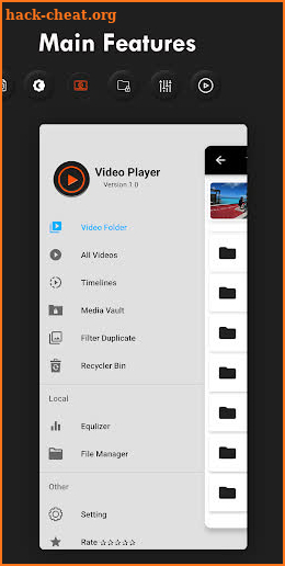 Video Player with Ultra HD Video Tools screenshot
