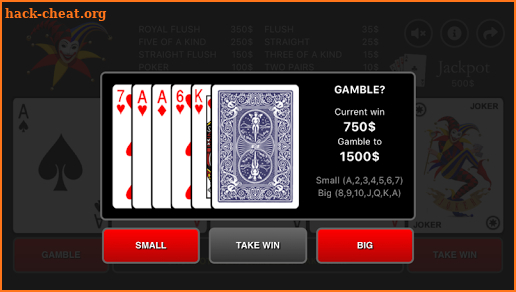 Video Poker 4Fun screenshot