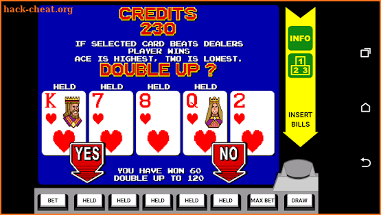 Video Poker 5-card Draw screenshot