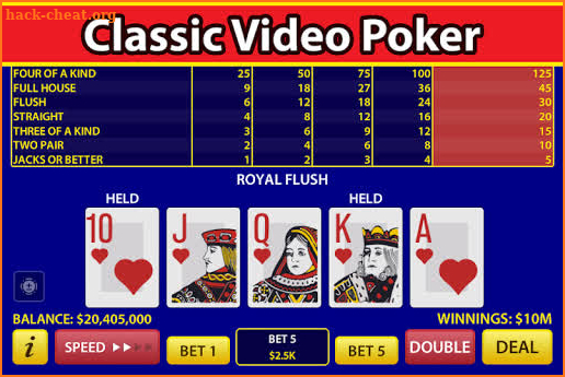 Video Poker by Pokerist screenshot