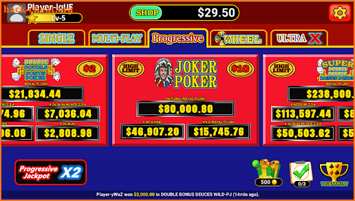 Video Poker Classic Casino screenshot