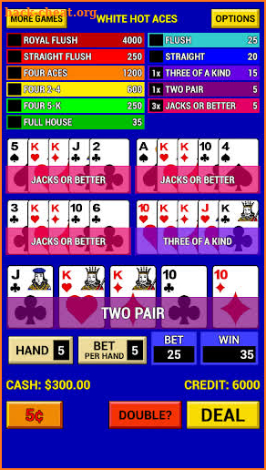 Video Poker Classic Multi screenshot
