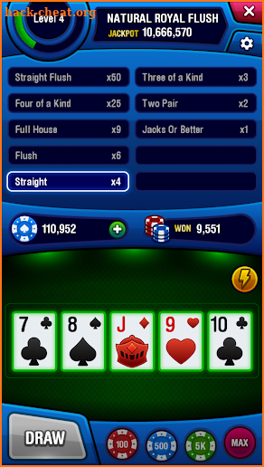 Video Poker IO screenshot