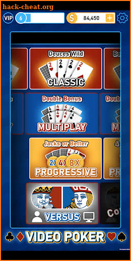 Video Poker Multi Bonus - "Free Play! Full Pay!" screenshot