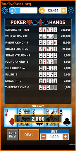 Video Poker Multi Bonus - "Free Play! Full Pay!" screenshot