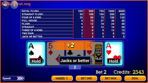 Video Poker: Multi Hand screenshot