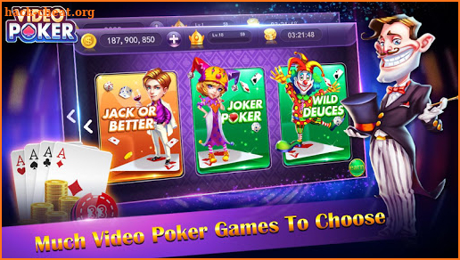 video poker - new casino card poker games free screenshot