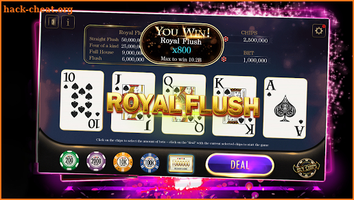 Video Poker Online-Be billionaire for free! screenshot
