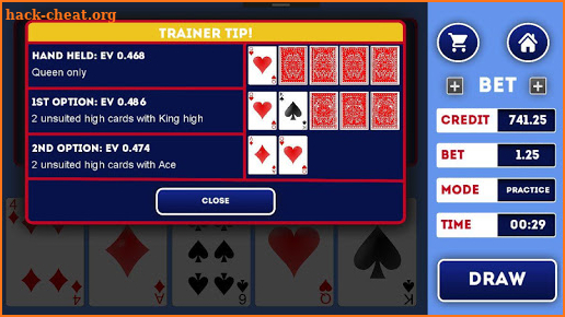 Video Poker Pro Trainer screenshot