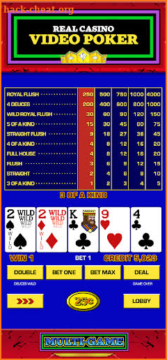 Video Poker Vegas ™ screenshot