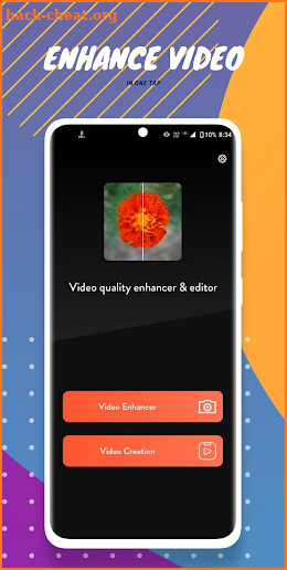 Video quality enhancer-editor screenshot
